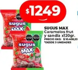 Supermayorista Vital Sugus max caramelos frut y sandia oferta