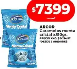 Supermayorista Vital Arcor caramelos menta cristal oferta