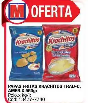 Maxiconsumo Krochitos Papas Fritas Trad-c. Amer.x 550gr oferta