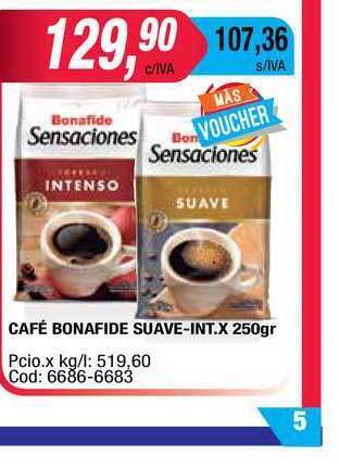 Maxiconsumo Bonafide Café Suave-int. x 250gr oferta