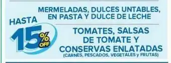 Carrefour Maxi Mermeladas dulces untables en pasta y dulce de leche oferta