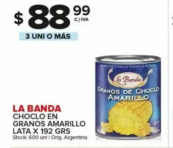Carrefour Maxi Choclo en granos amarillo lata x 192 grs la banda oferta