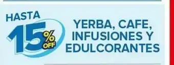 Carrefour Maxi Yerba, cafe, infusiones y edulcorantes oferta