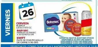 Carrefour Maxi Cerveza blanca lata x 473 cc oferta