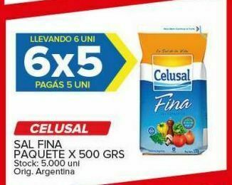 Carrefour Maxi Sal fina paquete x 500 grs oferta