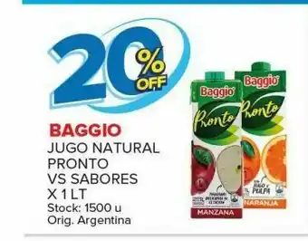 Carrefour Maxi Jugo natural baggio oferta
