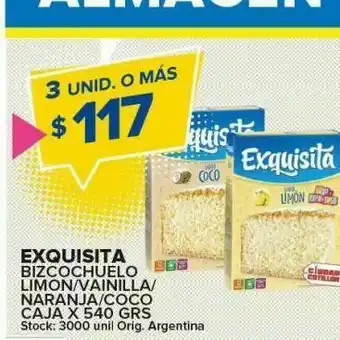 Carrefour Maxi Bizcocho exquisita oferta