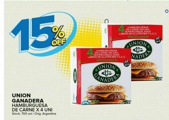 Carrefour Maxi Hamburguesas union ganadera oferta
