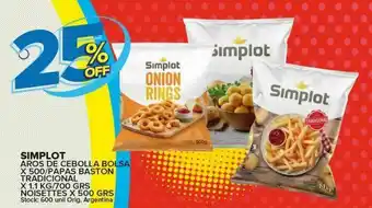 Carrefour Maxi Simplot aros de cebolla bolsa x 500 oferta