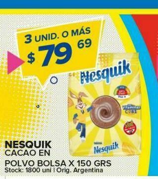 Carrefour Maxi Cacao en polvo nesquik oferta