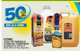 Carrefour Maxi Jugo de naranja citric oferta