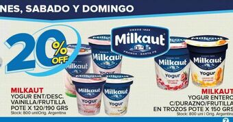 Carrefour Maxi Yogur milkaut oferta