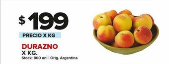 Carrefour Maxi Durazno x kg oferta