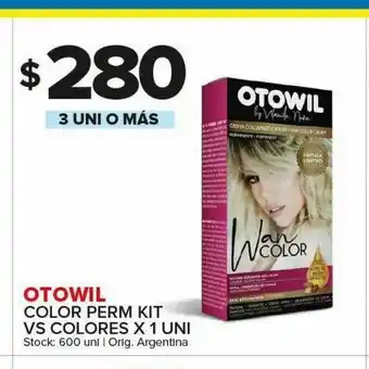 Carrefour Maxi Color perm kit vs colores otowil oferta