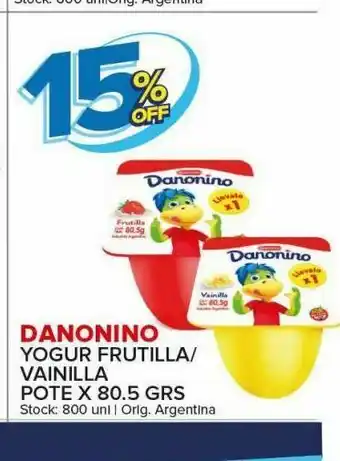 Carrefour Maxi Yogur frutilla danonino oferta