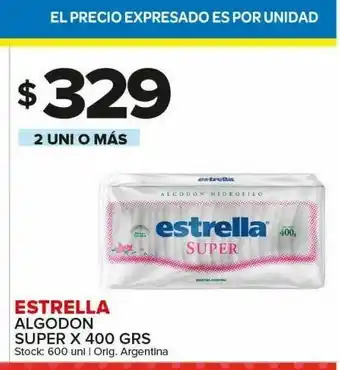 Carrefour Maxi Algodón super estrella x 400 grs oferta