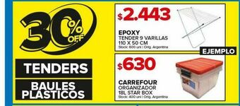 Carrefour Maxi Epoxy tender 9 varillas oferta