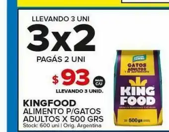Carrefour Maxi Alimento p/ gatos kingfood oferta