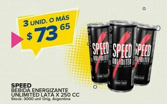 Carrefour Maxi Bebida energizante speed oferta