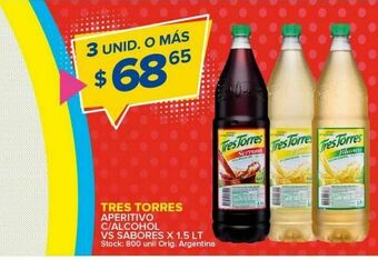 Carrefour Maxi Aperitivos tres torres oferta