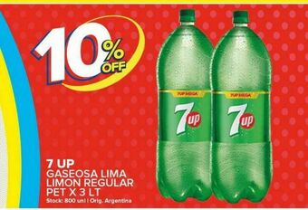 Carrefour Maxi Gaseosa lima limon regular 7up oferta