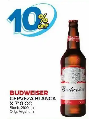 Carrefour Maxi Cerveza budweiser oferta