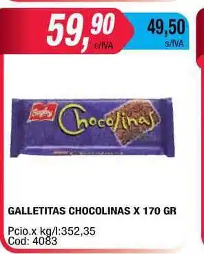 Maxiconsumo Chocolinas Galletitas X 170gr oferta