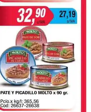 Maxiconsumo Molto Pate Y Picadillo X 90gr. oferta