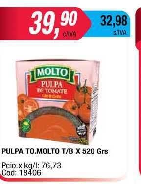 Maxiconsumo Molto Pulpa To. T-b X 520grs oferta