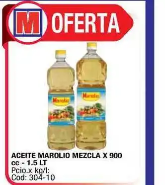 Maxiconsumo Marolio Aceite Mezcla X 900 Cc - 1.5lt oferta