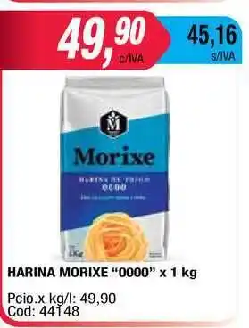 Maxiconsumo Morixe Harina "0000" x 1 kg oferta