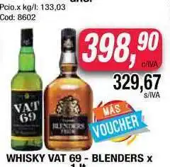 Maxiconsumo Whisky Vat 69 - Blenders X oferta