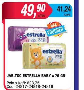 Maxiconsumo Jab. Toc Estrella Baby x 75gr oferta