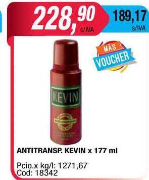 Maxiconsumo Antitransp. Kevin x 177ml oferta
