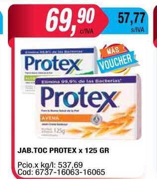 Maxiconsumo Protex Jab. Toc x 125gr oferta