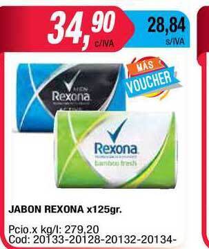 Maxiconsumo Rexona Jabon x 125gr oferta