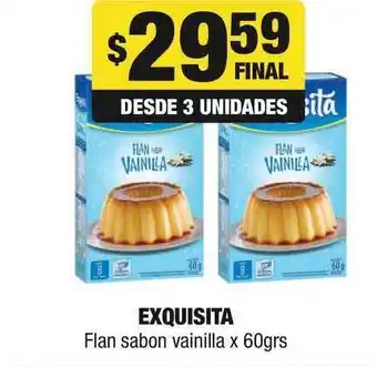 Exquisita Flan Sabon Vainilla x 60grs