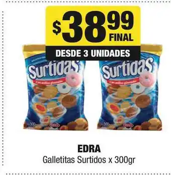 Maxi Hogar Edra Galletitas Surtidos 300gr oferta