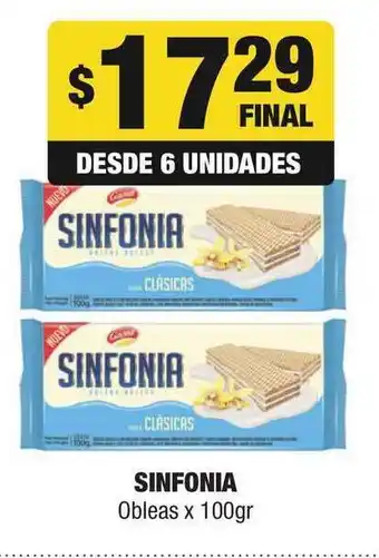 Sinfonia Obleas 100gr