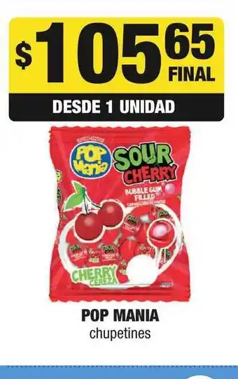 Pop Mania chupetines