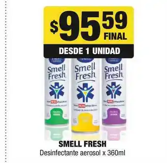 Maxi Hogar Smell Fresh Desinfectante Aerosol 360ml oferta