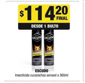 Escudo Insecticida Cucarachas Aerosol 360ml