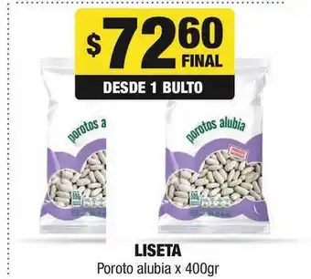 Liseta Poroto Alubia 400gr