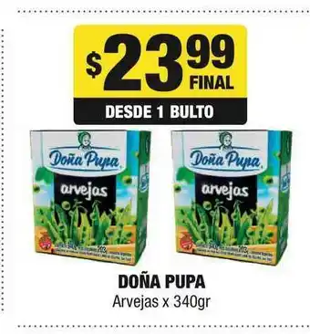 Doña Pupa Arvejas 340gr