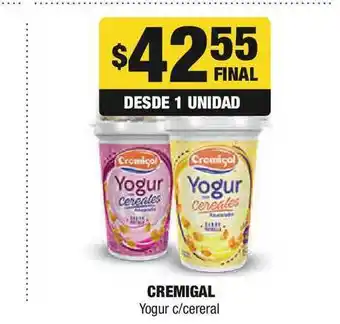 Cremigal Yogur C-cereal