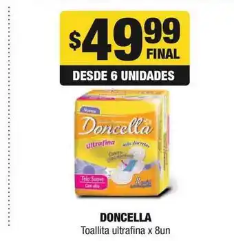 Doncella Toallita Ultrafina 8 un
