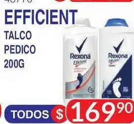Masivos Efficient Talco Pedico 200gr oferta