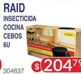 Masivos Raid Insecticida Cocina Cebos 6 u oferta