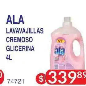 Masivos Ala Lavavajillas Cremoso Glicerina 4L oferta