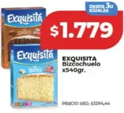 Supermayorista Vital Exquisita bizcochuelo oferta